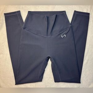 TLF Ribbed Gray High-Waisted Leggings